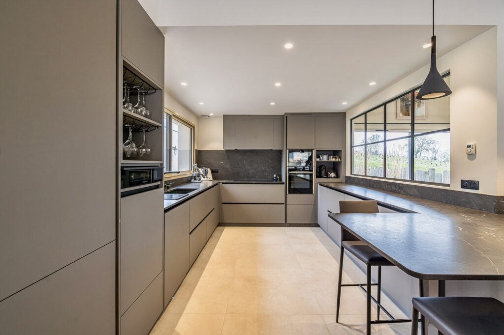 cuisine sur mesure pour des particuliers privés